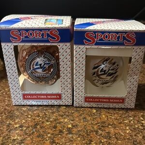 Wizards Collectors Series Sports Ornaments - Set of 2